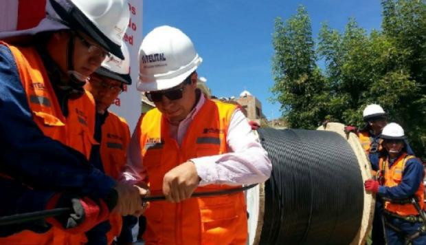 Obras de banda ancha.