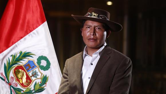 El ministro de Agricultura es natural de Paruro, región Cusco. Es bachiller de Derecho y Ciencias Políticas. (Foto: Presidencia Perú)