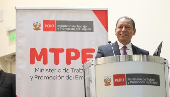 Daniel Maurate fue titular del MTPE entre el 18 de febrero de 2015 al 28 de julio de 2016. Foto: MTPE.