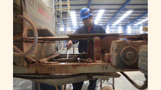Las dos primeras líneas han permitido incrementar la producción de cerámicos en un 40%. (Foto: Lucero Del Castillo)