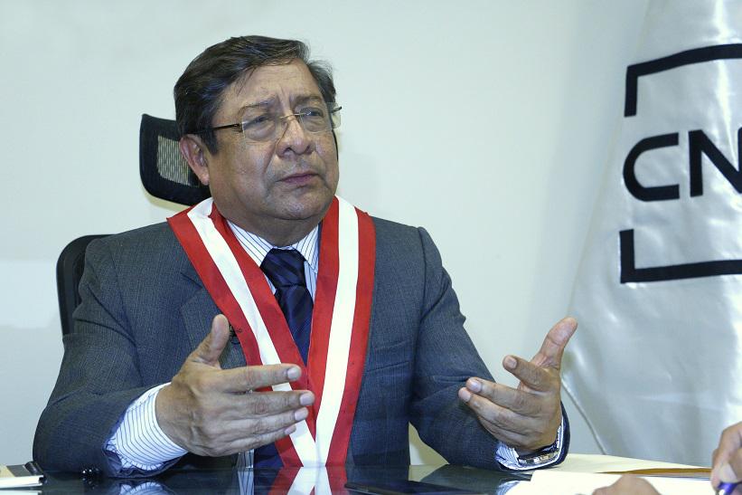 Orlando Velásquez, presidente del Consejo Nacional de la Magistratura. (Foto: Difusión)