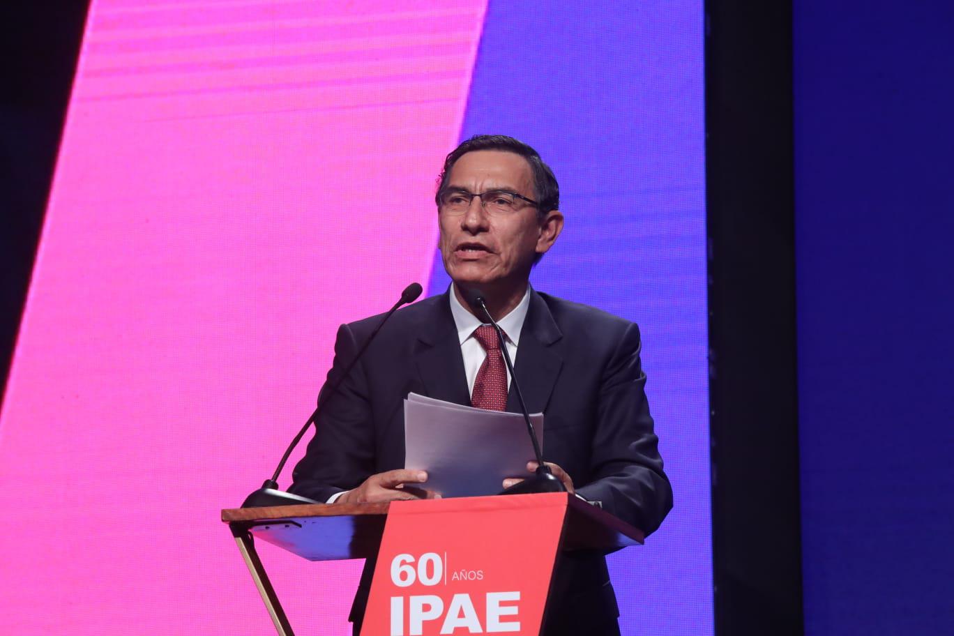 Martín Vizcarra asistió al CADE 2019. (Twitter: Presidencia)