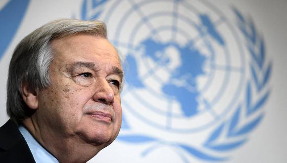 Secretario general de la ONU, António Guterres. (Foto: AFP)