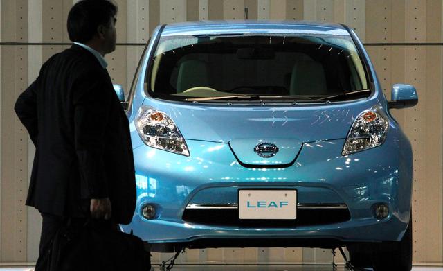 FOTO 4 | Nissan Leaf. Photographer: Haruyoshi Yamaguchi/Bloomberg