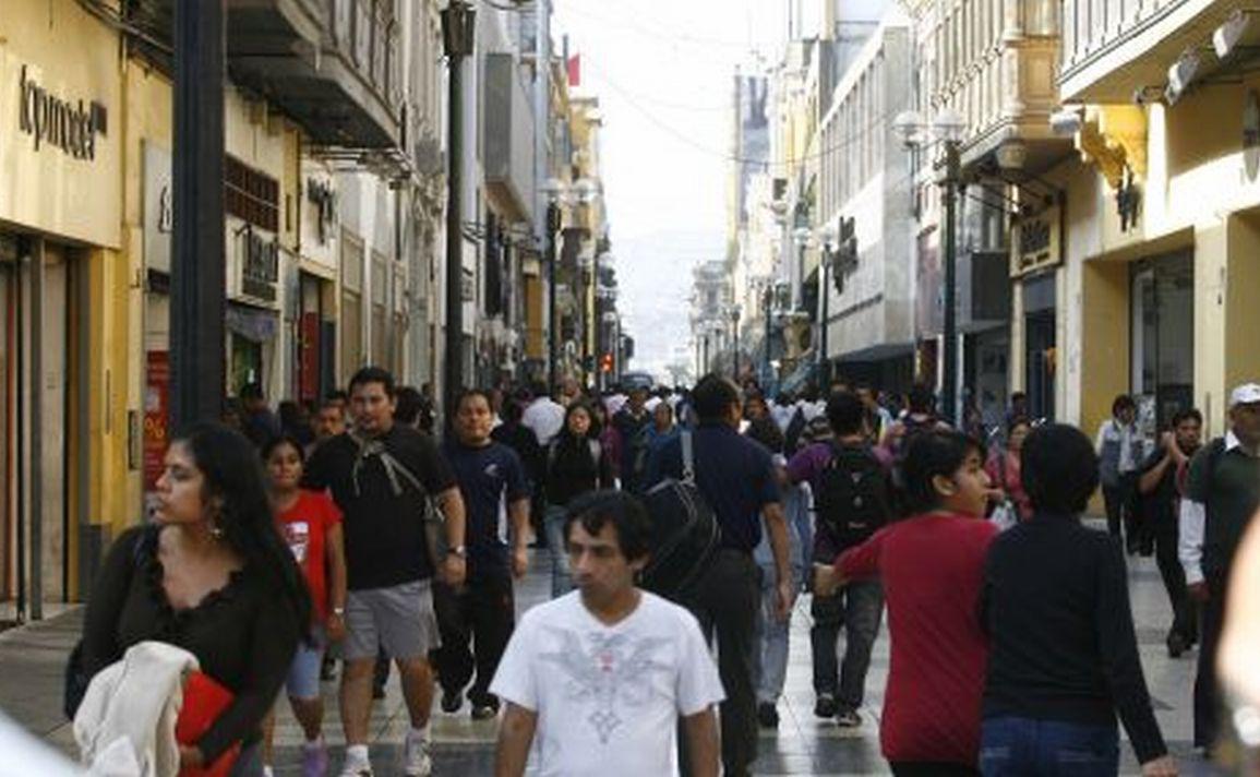 El jirón de la Unión es el espacio público más transitado del centro de la ciudad. (Foto: USI) 