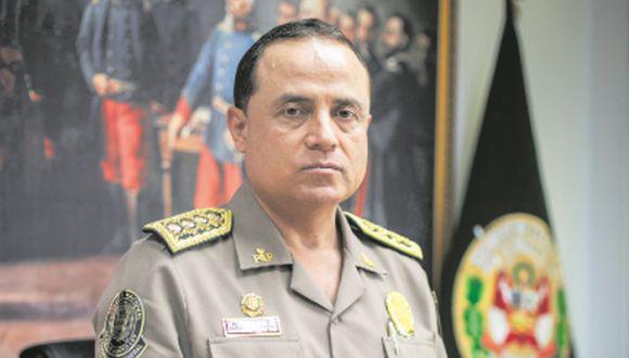 Raúl Alfaro es el comandante general de la PNP. Foto: GEC