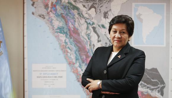 Susana Vilca, ministra de Energía y MInas. (Foto: Manuel Melgar | GEC)