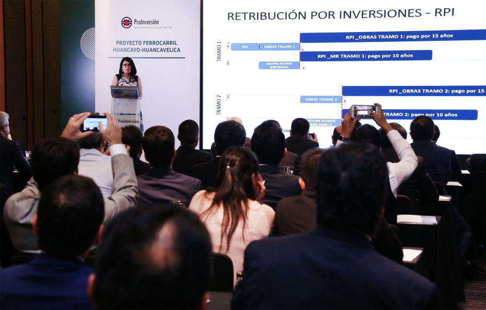 ProInversión presentó el proyecto ferroviario ante potenciales inversionistas y agentes de banca de inversión. (Foto: Difusión)