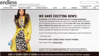 Amazon cerrará la página web de moda endless.com
