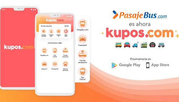 Kupos se fundó en el 2014 primero como Pasajebus.cl y se enfocó en la venta de boletos de autobús.