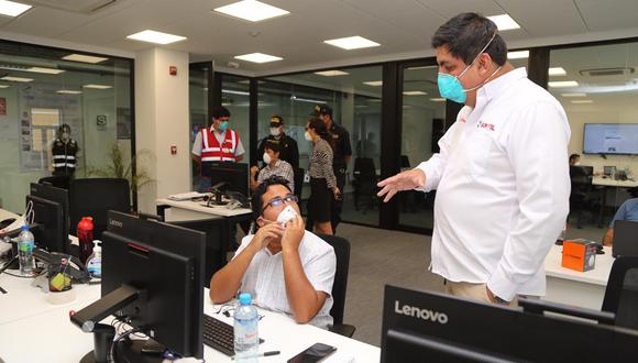 Sunafil inspecciona call centers. (Foto: Difusión)