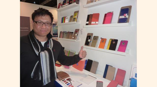 Un diseñador de China presentó sus carcasas con todo tipo de diseño. (Foto: Javier Parker)