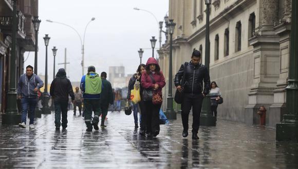 Se tiene previsto la ocurrencia de lloviznas en Lima, indicó el Senamhi. Foto: Jessica Vicente