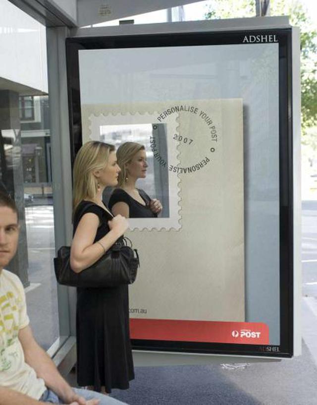 El anuncio de Australia Post fue parte de su campaña "Personaliza tu envío" en Melbourne. Agencia: M
