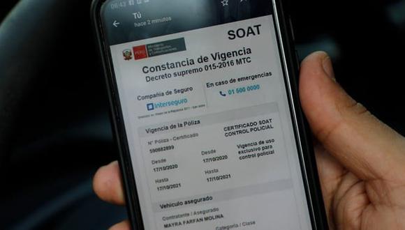 Transporte interprovincial: Cómo verificar si el vehículo en el que viajarás cuenta con SOAT y CITV vigente. (Foto: Sutran)