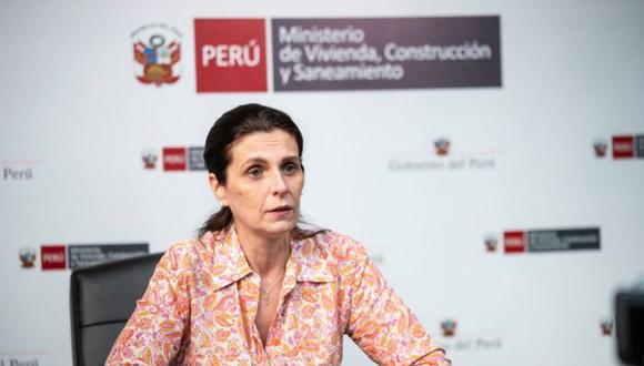 Hania Pérez de Cuellar descarta privatización de Sedapal. Foto: gob.pe