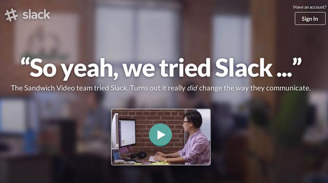 La aplicación de comunicación empresarial “Slack” se ha consolidado como la preferida en su sector en tan solo dos años de existencia. La startup de San Francisco ha sido valorada en US$ 3.8 millones. (Foto: Slack).
