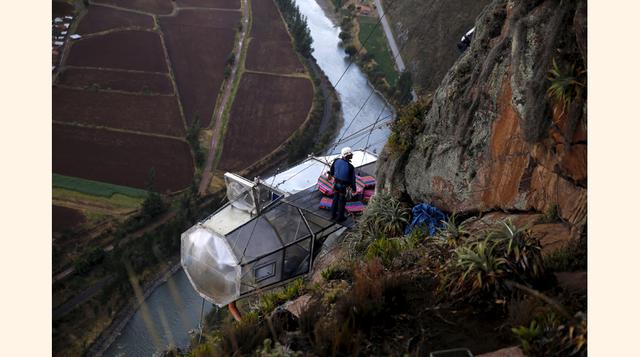 El paisaje que se tiene al subir por la vía ferrata llevó a Natura Viva a pensar cómo sería pasar una noche en una habitación colgante al filo de la montaña, concepto denominado Skylodge Adventure Suites. (Foto: Reuters)