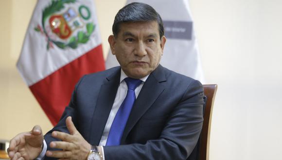 El ministro del Interior, Carlos Moran, confirmó esta tarde que dos agentes de la Policía Nacional del Perú (PNP) dieron positivo para coronavirus (Covid-19). (Foto: Difusión)
