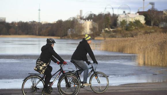 Imagen en Finlandia a inicios de enero . (Foto;: AP)