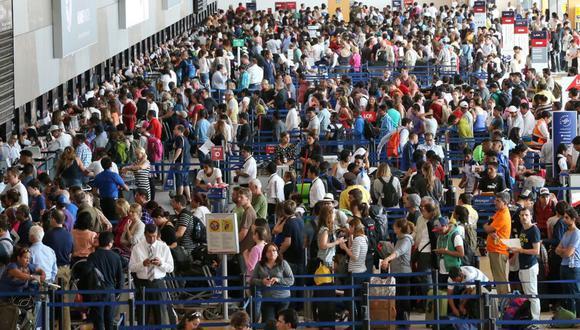 Aeropuerto Jorge Chávez. LAP tiene el compromiso de construir un terminal para atender a 37 millones de pasajeros. (Foto: GEC)