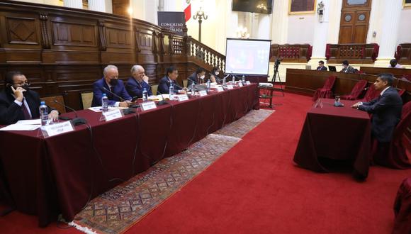 Hoy miércoles 6 de abril la Comisión Especial concluyó la etapa de entrevistas presenciales, que se realizó en la Sala Raúl Porras Barrenechea. (Foto: Congreso)