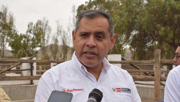 El ministro de Agricultura y Riego, Gustavo Mostajo, asistió a la XXXIV Concurso Nacional de Ganado Vacuno Engordado.(Foto: Difusión).