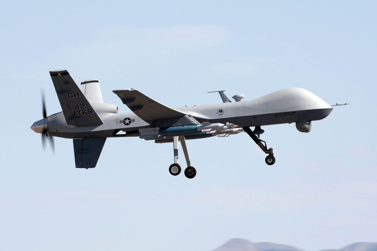 MQ-9 Reaper, el dron estadounidense encargado de la muerte del general iraní Qasem Soleimani. (Pentágono)