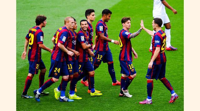 FC Barcelona. El equipo catalán ocupa el cuarto lugar en el ranking de Sporting Intelligence con una paga semanal promedio de US$ 155,452 para sus jugadores. (Foto: Getty)