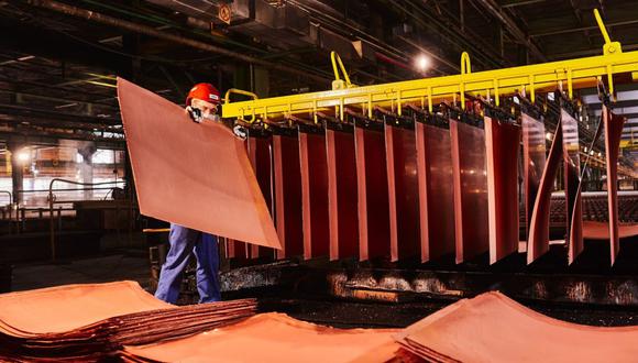 Cotización del cobre. (Foto: Bloomberg)