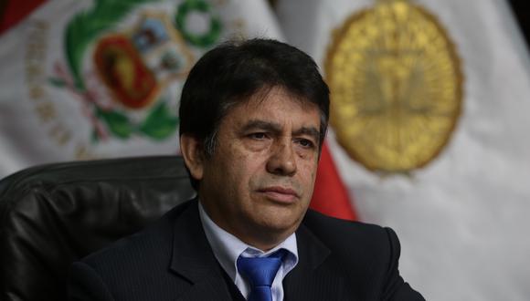 El fiscal supremo Tomás Gálvez Villegas se encuentra suspendido en sus funciones desde julio del 2020.