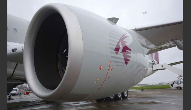 FOTO 6 | Es impulsado por un par de motores Rolls-Royce Trent XWB-97 masivos; cada uno produciendo hasta 97,000 libras de empuje.