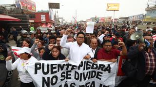 Caso peajes: vecinos protestan y piden anular contrato con Rutas de Lima