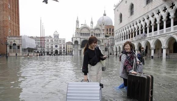 Venecia sufre una aterradora combinación de dos fenómenos: edificios que se hunden y agua en ascenso (este último relacionado con el cambio climático).