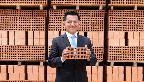 Enrique Pajuelo, presidente ejecutivo de Ladrillos Fortes, anuncia nuevas inversiones. (Foto: Difusión)