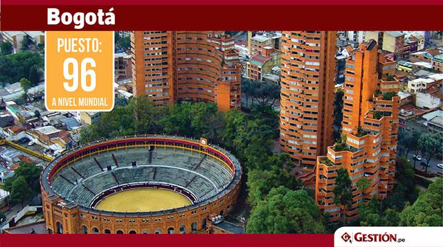 Bogotá es penúltima (la segunda más barata) en el ranking regional de The Economist.