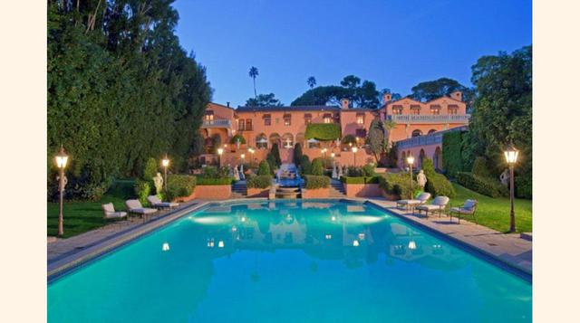 The Legendary, Beverly Hills. Construida pro el magnate William Randolph Hearst sobre un terreno de 70,000 metros cuadrados. Se valoriza en US$ 135 millones aproximadamente. (Foto: Forbes)