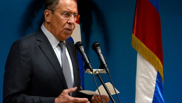 Serguéi Lavrov, ministro de Relaciones Exteriores de Rusia. (Foto: AFP)