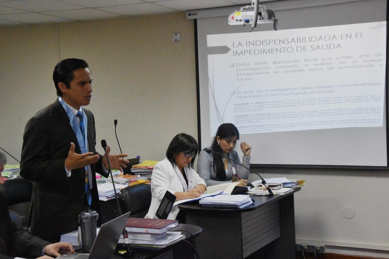 Jefferson Moreno pidió al Poder Judicial que declare infundado el pedido de impedimento de salida del país contra su patrocinada. (Foto: GEC)