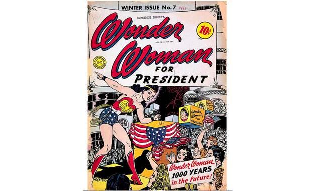 Fue candidata en dos oportunidades a la presidencia de Estados Unidos. Primero, en una historia escrita por el propio Marston en 1943 y posteriormente en una historia de portada de la revista Ms. en 1972.