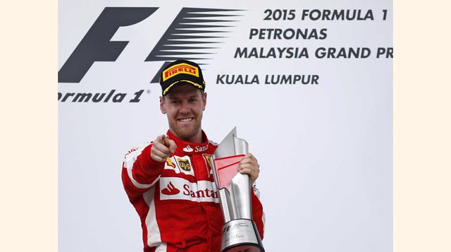 3. Sebastian Vettel. El piloto alemán de Ferrari tiene un salario anual de US$ 27.5 millones. (Foto: Mundo Deportivo)