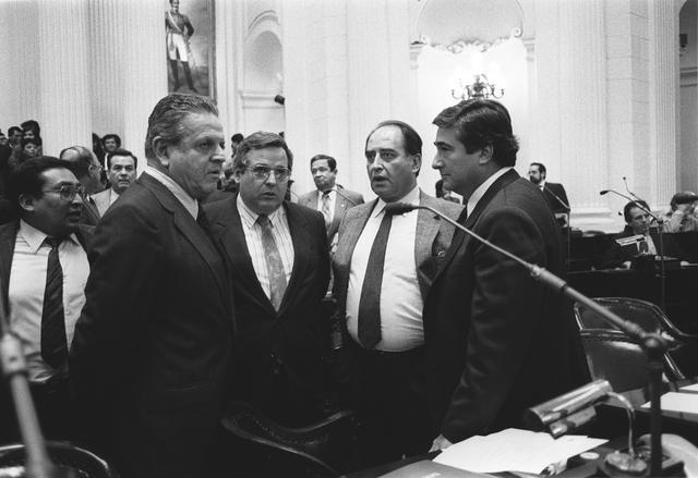 Ántero Flores Aráoz llegó al Congreso de la República en 1990 como diputado por el Fredemo, representando a Lima. (Foto: Archivo El Comercio)