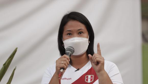 Keiko Fujimori exhortó al JNE a realizar cuatro debates electorales. (Foto: Renzo Salazar / @photo.gec)