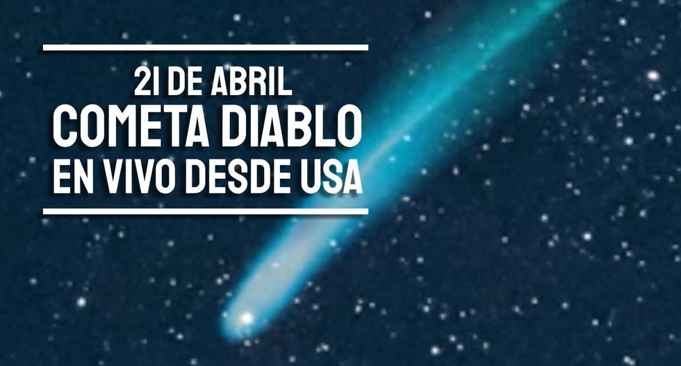 Hora exacta y dónde ver el Cometa Diablo en vivo desde EE. UU. este 21 de abril vía NASA TV |  MEZCLA