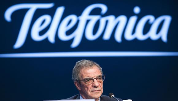 César Alierta, ex presidente de Telefónica.(Bloomberg)