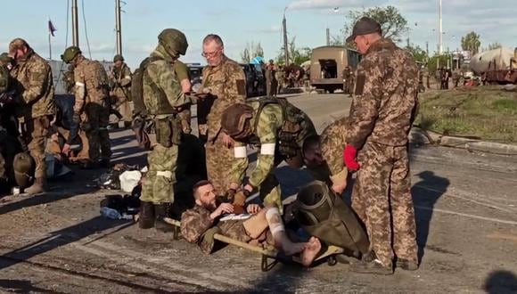 Aunque 95 “defensores de Azovstal”, todos “gravemente heridos”, según Kateryna Prokopenko, fueron canjeados por prisioneros rusos el miércoles, nada se sabe sobre la suerte de los otros. (Imagen referencial).
