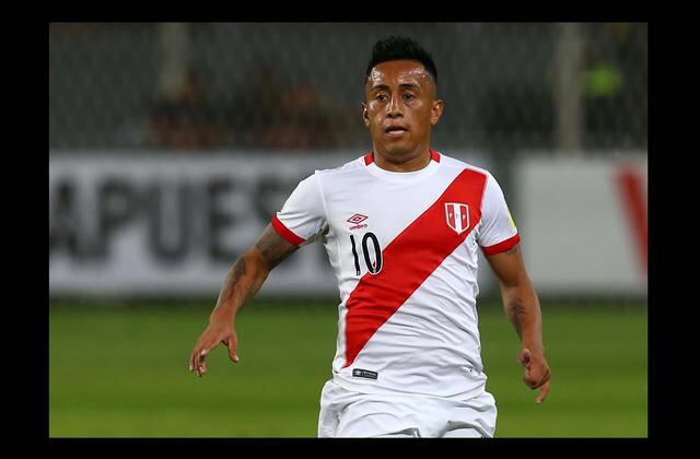 FOTO 17 | Christian Cueva. Edad: 26. Club: São Paulo Futebol Clube. Valor de mercado: 3 millones de euros.