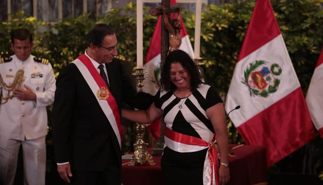 Fabiola Muñoz es la ministra de Agricultura y Riego. (Foto: GEC)