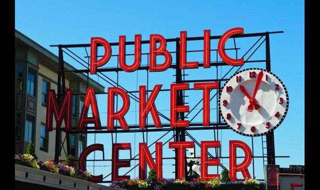 Fotos 4 | PLACE MARKET – SEATTLE, ESTADOS UNIDOS. El Pike Place Market es un elemento imprescindible de Seattle, que forma parte de la identidad de la ciudad, al igual que el mismísimo Space Needle. Este mercado abrió sus puertas allá por 1907, siendo uno