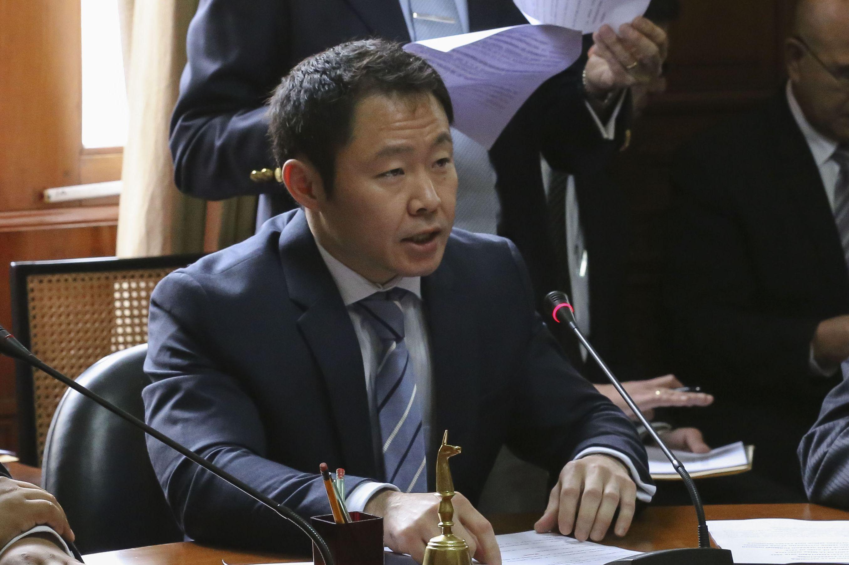 Kenji Fujimori permanece suspendido desde que se le acusó de haber negociado votos contra la vacancia de PPK. (Foto: Congreso)